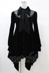 KILL STAR / Nymyra Velvet Cameo Dress L 黒 H-25-03-08-002-SL-OP-KB-ZT0509