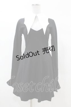画像1: KILL STAR / Fall From Grace II Skater Dress XS 黒×白 H-25-03-08-016-SL-OP-KB-ZH