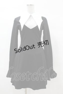 画像1: KILL STAR / Fall From Grace II Skater Dress XS 黒×白 H-25-03-08-017-SL-OP-KB-ZH
