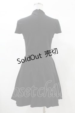 画像2: KILL STAR / Tied Up Skater Dress XS 黒 H-25-03-08-020-SL-OP-KB-ZY