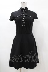 KILL STAR / Tied Up Skater Dress XS 黒 H-25-03-08-024-SL-OP-KB-ZH