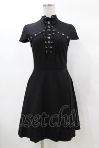 KILL STAR / Tied Up Skater Dress XS 黒 H-25-03-08-024-SL-OP-KB-ZH