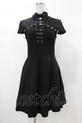 KILL STAR / Tied Up Skater Dress XS 黒 H-25-03-08-025-SL-OP-KB-ZH