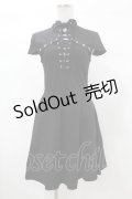 KILL STAR / Tied Up Skater Dress XS 黒 H-25-03-08-025-SL-OP-KB-ZH