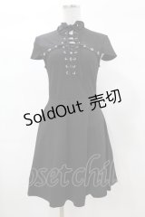 KILL STAR / Tied Up Skater Dress XS 黒 H-25-03-08-025-SL-OP-KB-ZH
