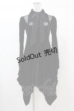 画像1: KILL STAR / Nymyra Velvet Cameo Dress XS 黒 H-25-03-08-003-SL-OP-KB-ZH