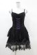 画像1: DARK IN LOVE / Gothic sexy black purple lace mini dress XS 黒×紫 H-25-03-08-032-PU-OP-KB-ZH (1)
