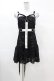 画像1: DARK IN LOVE / Gothic super white cross strap dress XS ブラック H-25-03-08-033-PU-OP-KB-ZH (1)