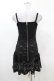 画像2: DARK IN LOVE / Gothic super white cross strap dress XS ブラック H-25-03-08-033-PU-OP-KB-ZH (2)
