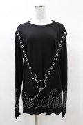 KILL STAR / Ruckus Long Sleeve Top XS 黒 H-25-03-08-040-SL-TO-KB-OS