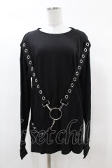 KILL STAR / Ruckus Long Sleeve Top XS 黒 H-25-03-08-040-SL-TO-KB-OS
