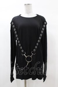 KILL STAR / Ruckus Long Sleeve Top XS 黒 H-25-03-08-040-SL-TO-KB-OS