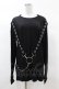 画像1: KILL STAR / Ruckus Long Sleeve Top XS 黒 H-25-03-08-040-SL-TO-KB-OS (1)
