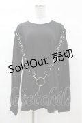 KILL STAR / Ruckus Long Sleeve Top XS 黒 H-25-03-08-041-SL-TO-KB-ZY