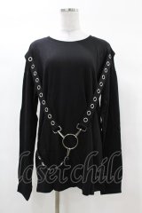 KILL STAR / Ruckus Long Sleeve Top XS 黒 H-25-03-08-041-SL-TO-KB-ZH