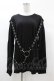 画像1: KILL STAR / Ruckus Long Sleeve Top XS 黒 H-25-03-08-041-SL-TO-KB-ZH (1)