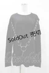 KILL STAR / Ruckus Long Sleeve Top XS 黒 H-25-03-08-042-SL-TO-KB-ZI