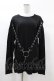 画像1: KILL STAR / Ruckus Long Sleeve Top XS 黒 H-25-03-08-042-SL-TO-KB-ZI (1)