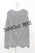 KILL STAR / Ruckus Long Sleeve Top XS 黒 H-25-03-08-043-SL-TO-KB-ZY
