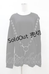 KILL STAR / Ruckus Long Sleeve Top XS 黒 H-25-03-08-043-SL-TO-KB-ZY