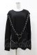 画像1: KILL STAR / Ruckus Long Sleeve Top XS 黒 H-25-03-08-043-SL-TO-KB-ZY (1)