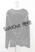 KILL STAR / Ruckus Long Sleeve Top XS 黒 H-25-03-08-044-SL-TO-KB-ZH