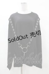 KILL STAR / Ruckus Long Sleeve Top XS 黒 H-25-03-08-044-SL-TO-KB-ZH