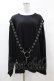 画像1: KILL STAR / Ruckus Long Sleeve Top XS 黒 H-25-03-08-044-SL-TO-KB-ZH (1)
