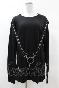 KILL STAR / Ruckus Long Sleeve Top XS 黒 H-25-03-08-045-SL-TO-KB-ZH