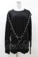 画像1: KILL STAR / Ruckus Long Sleeve Top XS 黒 H-25-03-08-045-SL-TO-KB-ZS (1)