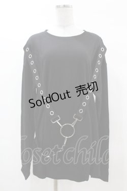 画像1: KILL STAR / Ruckus Long Sleeve Top XS 黒 H-25-03-08-046-SL-TO-KB-ZH