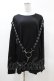 画像1: KILL STAR / Ruckus Long Sleeve Top S 黒 H-25-03-08-049-SL-TO-KB-ZS (1)