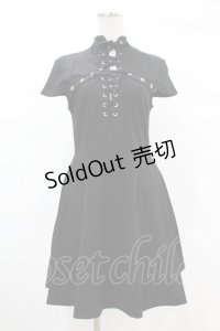 KILL STAR / Tied Up Skater Dress S ブラック H-25-03-09-001-SL-OP-KB-ZI