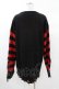 画像2: KILL STAR / Libi Sweater M 黒×赤 H-25-03-09-050-SL-TO-KB-ZH (2)
