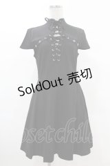 KILL STAR / Tied Up Skater Dress S ブラック H-25-03-09-006-SL-OP-KB-ZH