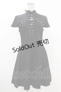 KILL STAR / Tied Up Skater Dress S ブラック H-25-03-09-006-SL-OP-KB-ZH