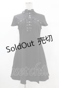 KILL STAR / Tied Up Skater Dress S ブラック H-25-03-09-007-SL-OP-KB-ZH