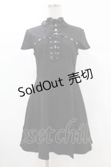 KILL STAR / Tied Up Skater Dress S ブラック H-25-03-09-007-SL-OP-KB-ZH