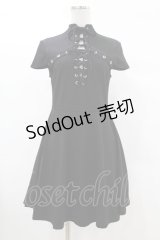 KILL STAR / Tied Up Skater Dress S ブラック H-25-03-09-008-SL-OP-KB-OS