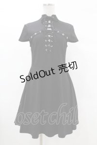 KILL STAR / Tied Up Skater Dress S ブラック H-25-03-09-008-SL-OP-KB-OS