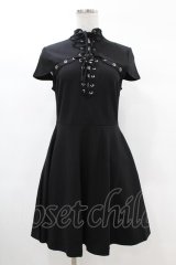 KILL STAR / Tied Up Skater Dress S ブラック H-25-03-09-009-SL-OP-KB-ZH