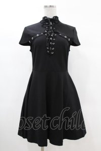 KILL STAR / Tied Up Skater Dress S ブラック H-25-03-09-009-SL-OP-KB-ZH