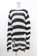 画像1: KILL STAR / Pugsley Knit Sweater S 黒×白 H-25-03-09-010-SL-TO-KB-OS (1)