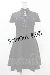 KILL STAR / Tied Up Skater Dress S ブラック H-25-03-09-002-SL-OP-KB-ZS