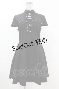 KILL STAR / Tied Up Skater Dress S ブラック H-25-03-09-002-SL-OP-KB-ZS