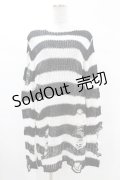 KILL STAR / Pugsley Knit Sweater XS 黒×白 H-25-03-09-020-SL-TO-KB-ZH