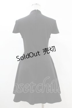 画像2: KILL STAR / Tied Up Skater Dress S ブラック H-25-03-09-002-SL-OP-KB-ZS