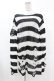 画像1: KILL STAR / Pugsley Knit Sweater XS 黒×白 H-25-03-09-025-SL-TO-KB-ZH (1)