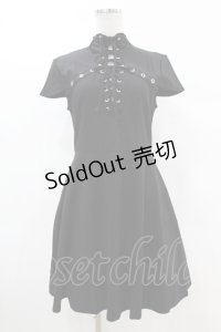 KILL STAR / Tied Up Skater Dress S ブラック H-25-03-09-003-SL-OP-KB-ZH