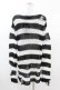 画像2: KILL STAR / Pugsley Knit Sweater XS 黒×白 H-25-03-09-025-SL-TO-KB-ZH (2)